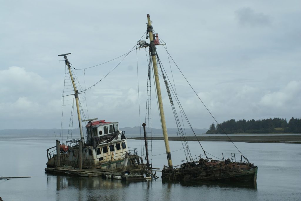 sunken ship